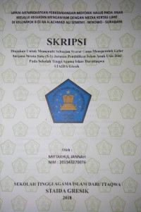Image of Upaya Meningkatkan Perkembangan Motorik Halus Pada Anak Melalui Kegiatan Menganyam Dengan Media Kertas Lipat Di Kelompok B Di Ra H.Achmad Ali Sememi – Benowo - Surabaya